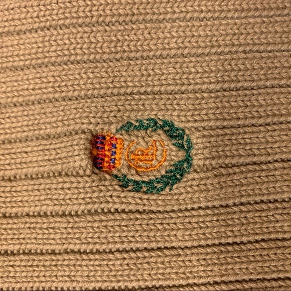 Chaps x Ralph Lauren Men’s Large Tan-Green Sweater - Picture 5 of 6